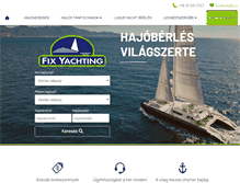 Tablet Screenshot of fix-yachting.com